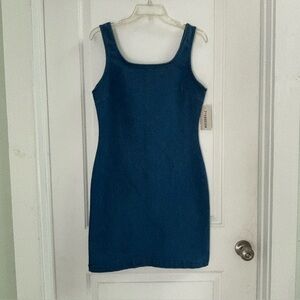 NWT 7th & Hudson Sleeveless Mini Jean Dress